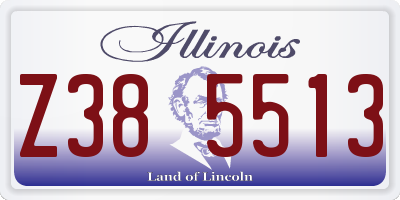 IL license plate Z385513