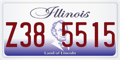 IL license plate Z385515