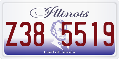 IL license plate Z385519