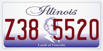 IL license plate Z385520