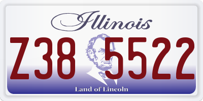 IL license plate Z385522