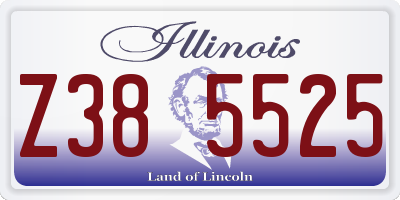 IL license plate Z385525