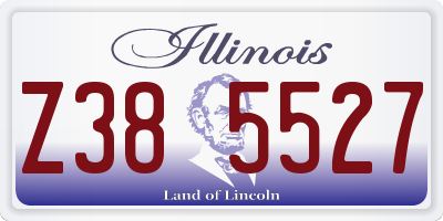 IL license plate Z385527