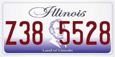 IL license plate Z385528