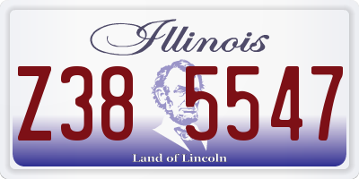 IL license plate Z385547