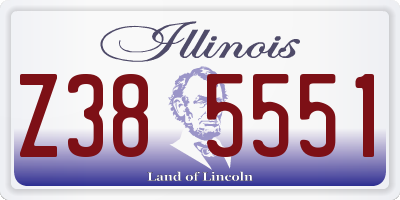 IL license plate Z385551