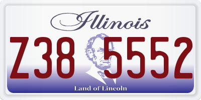 IL license plate Z385552