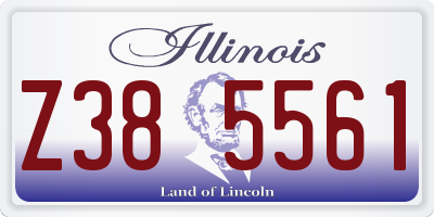IL license plate Z385561