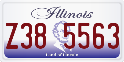 IL license plate Z385563