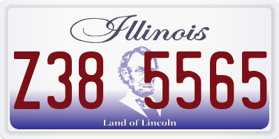 IL license plate Z385565