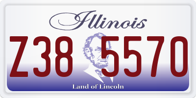 IL license plate Z385570