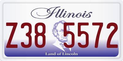 IL license plate Z385572