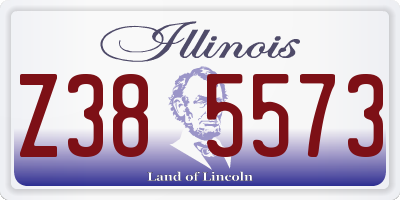 IL license plate Z385573