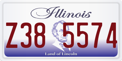 IL license plate Z385574