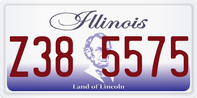 IL license plate Z385575