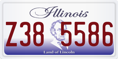 IL license plate Z385586