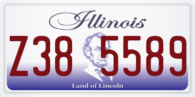 IL license plate Z385589