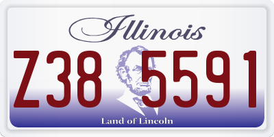 IL license plate Z385591