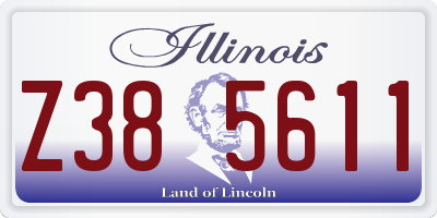 IL license plate Z385611