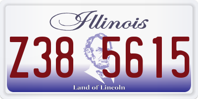 IL license plate Z385615