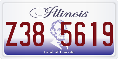 IL license plate Z385619