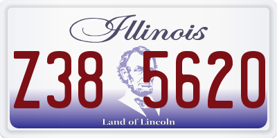 IL license plate Z385620