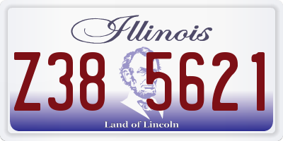 IL license plate Z385621