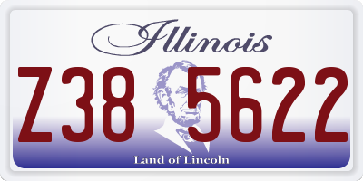 IL license plate Z385622