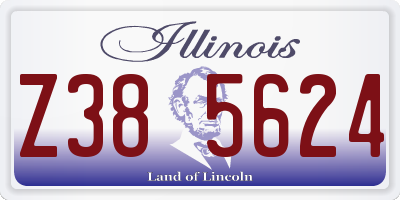 IL license plate Z385624