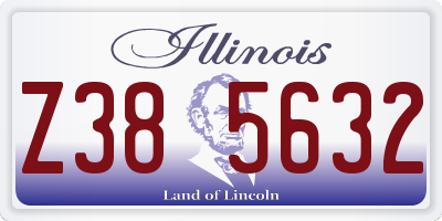 IL license plate Z385632