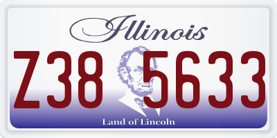 IL license plate Z385633