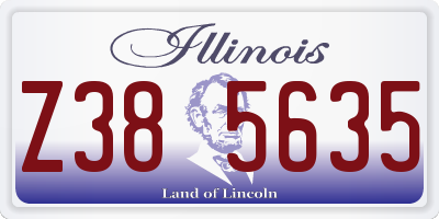 IL license plate Z385635