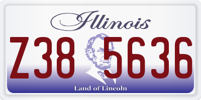 IL license plate Z385636