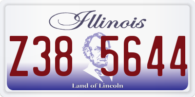 IL license plate Z385644
