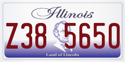 IL license plate Z385650