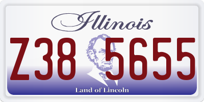 IL license plate Z385655