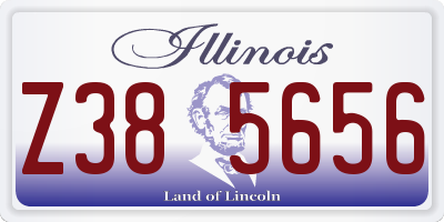 IL license plate Z385656