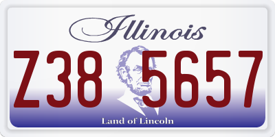 IL license plate Z385657
