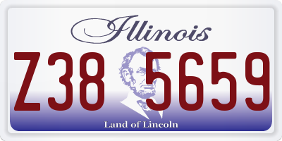 IL license plate Z385659