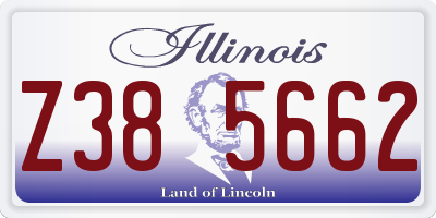 IL license plate Z385662