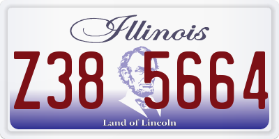IL license plate Z385664