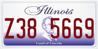 IL license plate Z385669