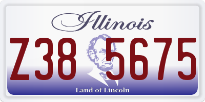 IL license plate Z385675