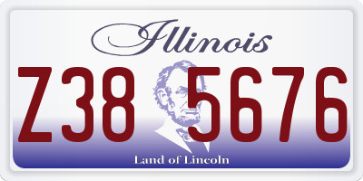 IL license plate Z385676