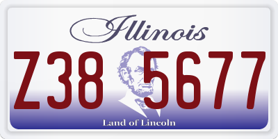 IL license plate Z385677