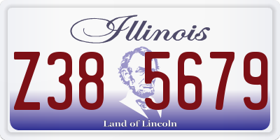 IL license plate Z385679