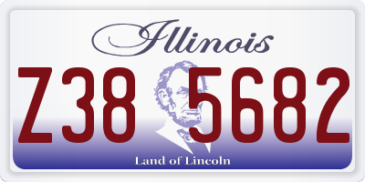 IL license plate Z385682