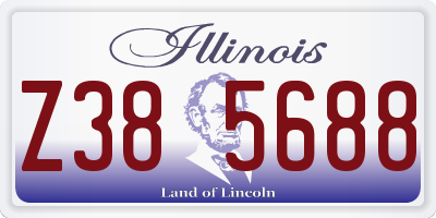 IL license plate Z385688