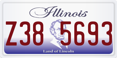 IL license plate Z385693