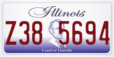 IL license plate Z385694